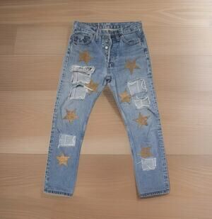 Levi's x History Repeats 2017 Utility Jeans Gold Star Size S